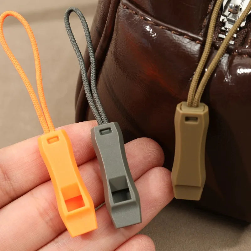 Outdoor Survival Whistle Camping Hiking Rescue Emergency Whistle Diving Football Basketball Match Whistle Anti Loss Clip 1-50pcs