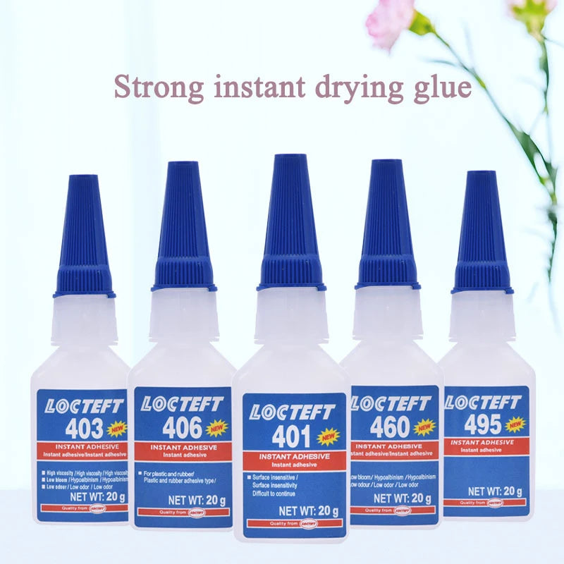 20g 401 Instant Strong Super Glue Universal Superglue Mighty Instant Glue For Resin Ceramic Metal Glass Plastic Fast Dry