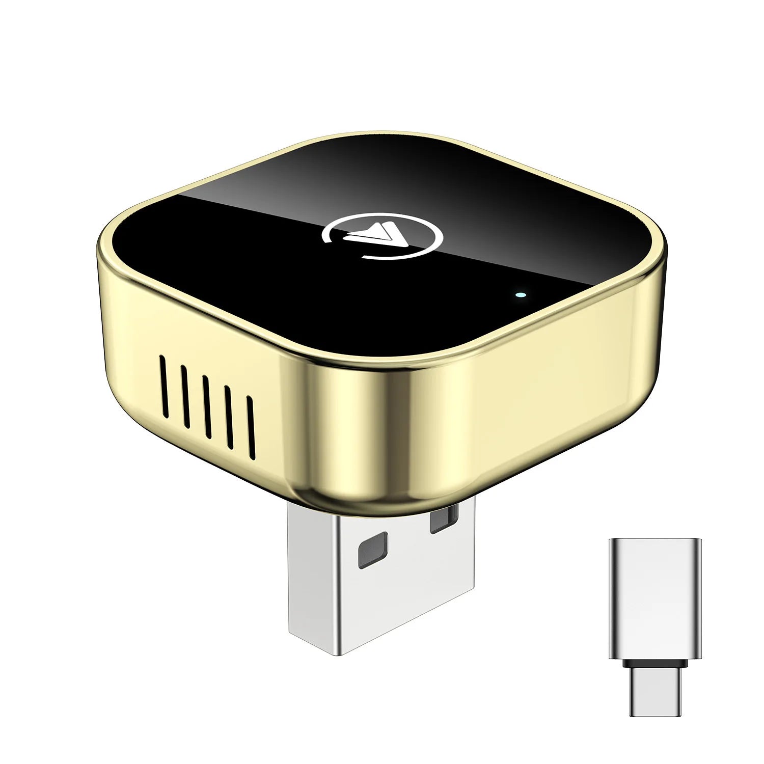 Wireless CarPlay Adapter Android Auto AI Box 2 in 1 Plug and Play for Car Convert Wired to Wireless Low Latency Compact