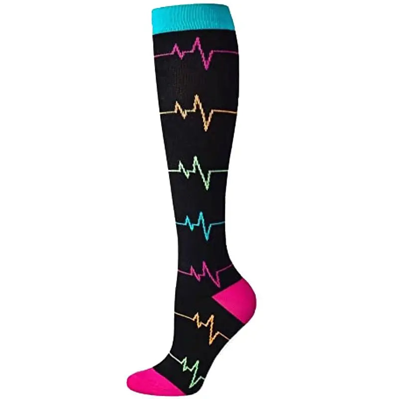 58 Styles Compression Socks Fit For Men Women Nurse Medical Edema Diabetes Varicose Veins Running Hiking Breathable Sports Socks