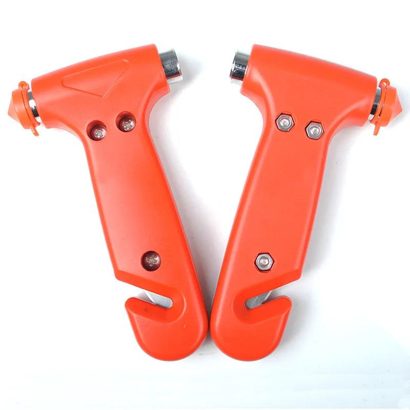 2 in1 Car Safety Hammer Window Breaker Seat Belt Cutter Multifunction Emergency Escape Tool Automobile Safety Life-saving Hammer
