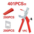 701PCS Tile Leveling System Laying Level Wedges Alignment Spacers Leveler Locator Spacers Flooring Wall level 1/1.5/2/2.5/3mm
