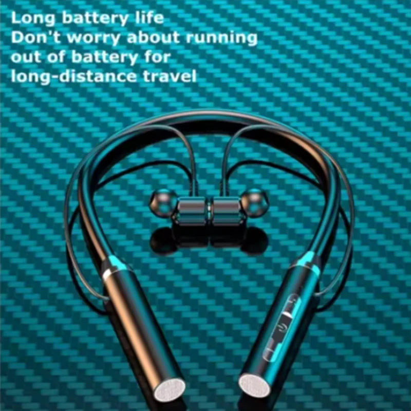 Wireless Bluetooth Headphones Neckband Earphone In Ear With Mic Headset Sport Neckband Wireless Bluetooth Earphone Headset