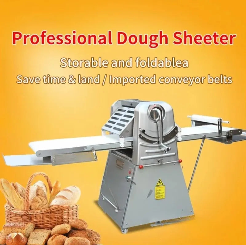 Automatic Bakery Phyllo Puff Pastry Laminadora De Masa De Panaderia 30 kg Roller Mini Small Dough Sheeter Flatten Machine Price