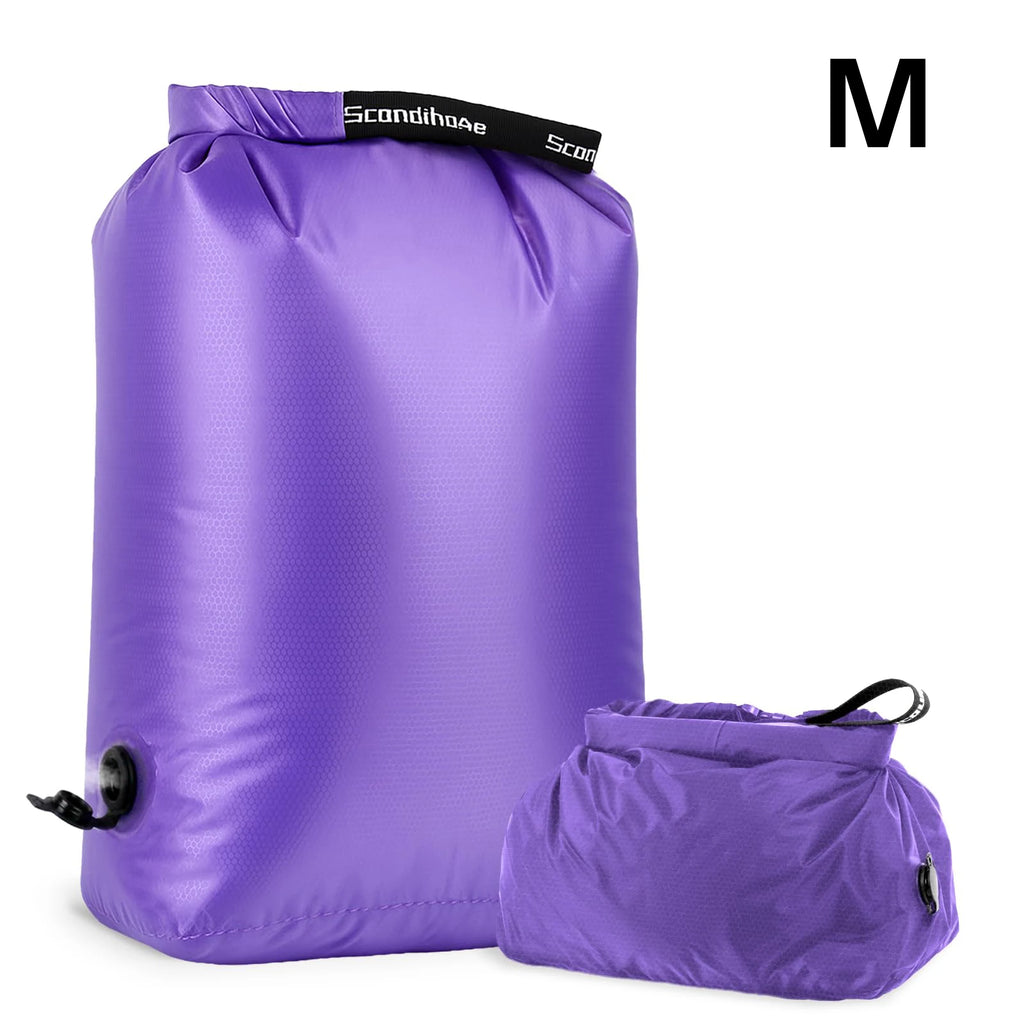 Travel Storage Bag Compression Sack Waterproof No Pump Vacuum Bag Clothes Organizer Space Saving Pouch for Backpacking Gym