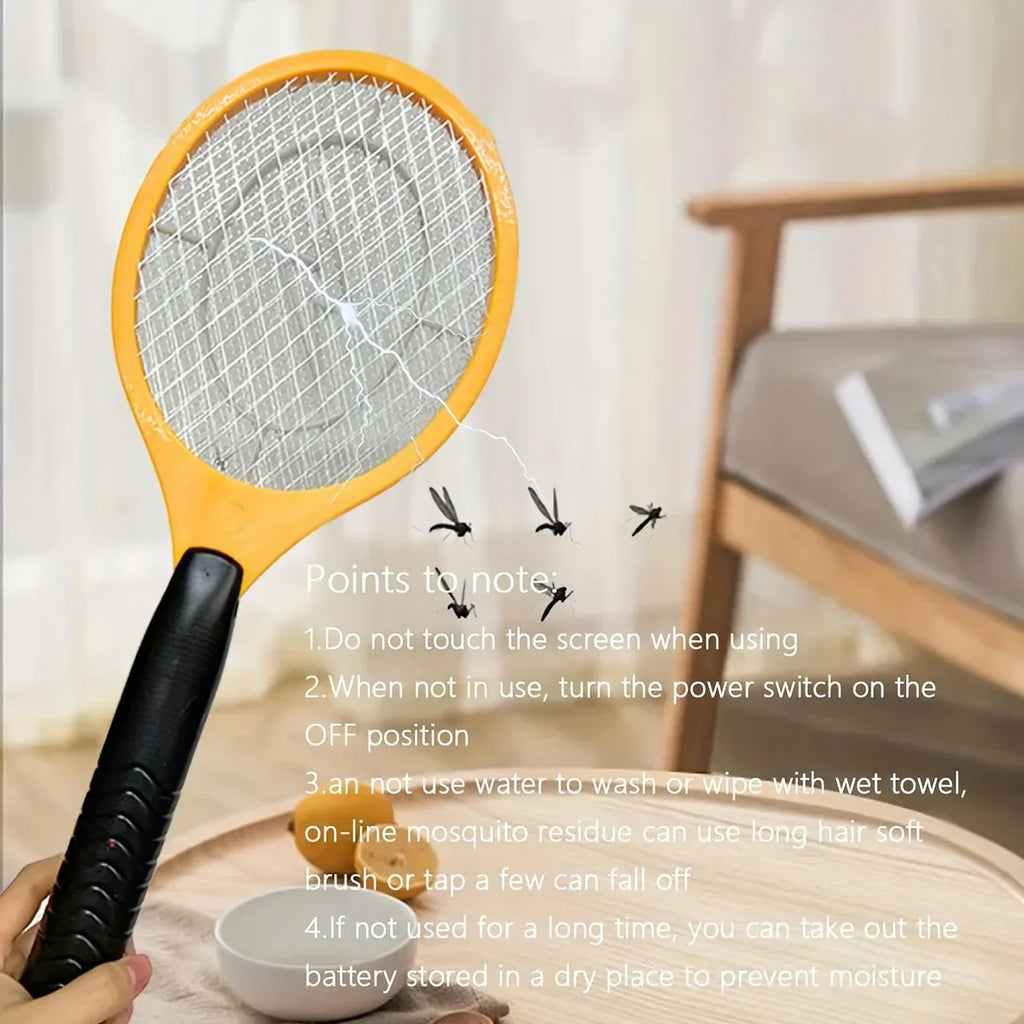 1pc/2pcs - Lightweight and compact household electric mosquito swatter to achieve efficient mosquito killing