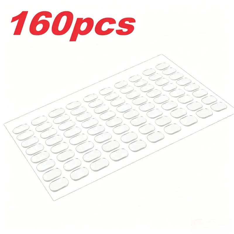 Removable Double Sided Gel Glue Pads Clear Sticky Glue for Plastic Surfaces Action Figures Posters Wall Hanging Dots