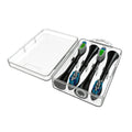 Travel Toothbrush Protective Case for Electric Brush Heads 4-Slot Compact Food-Safe Plastic Box Dustproof Hygienic Portable