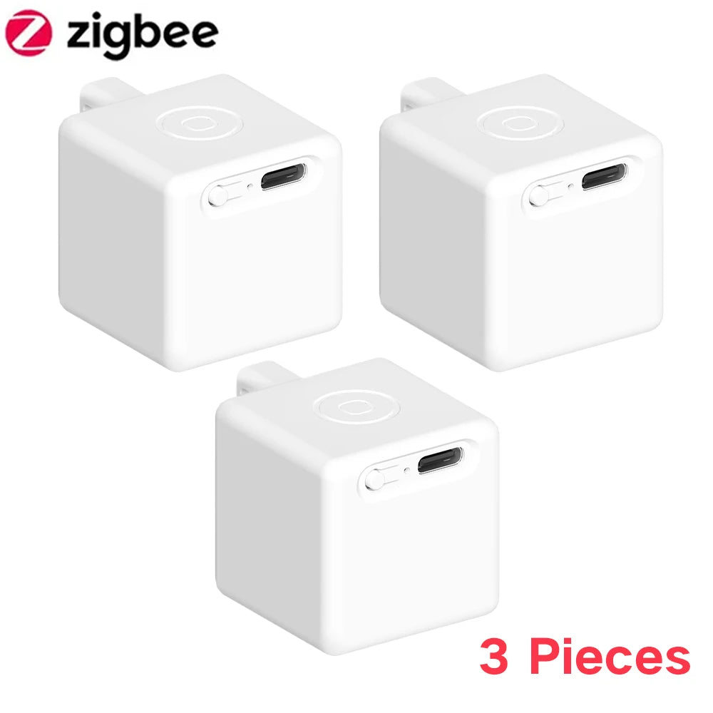 Tuya Smart Touch Finger Robot ZigBee 3.0 Chargeable Switch Button  Pusher Bot Remote Control App Support Alexa Google Home Alice
