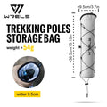 WRELS Trekking Poles Bag – Lightweight Waterproof Hiking Pole Carrier / Sac de transport léger imperméable pour bâtons de randonnée