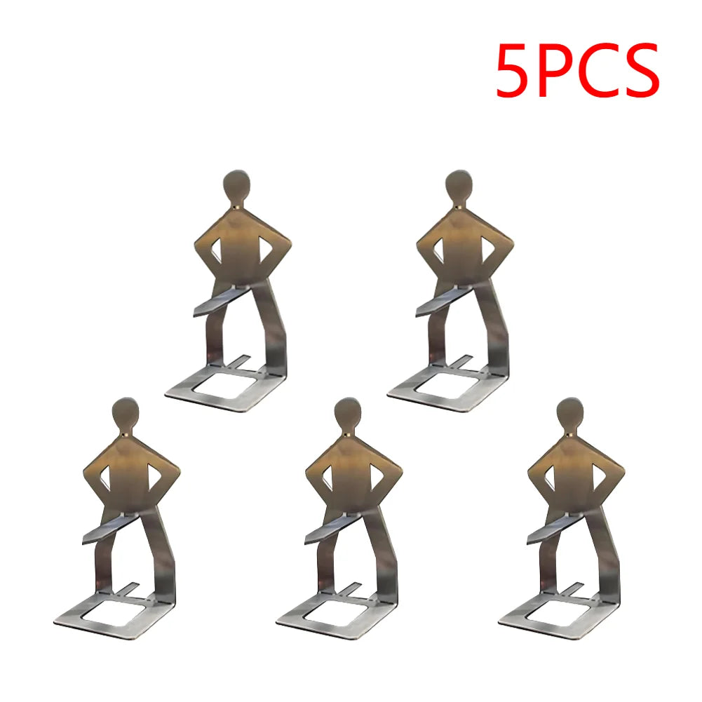 1-5PCS BBQ Sausage Holder Stainless Steel Sausage Roaster Reusable Hot Dog Grill for Outdoor Camping Novelty Party Camping Gifts