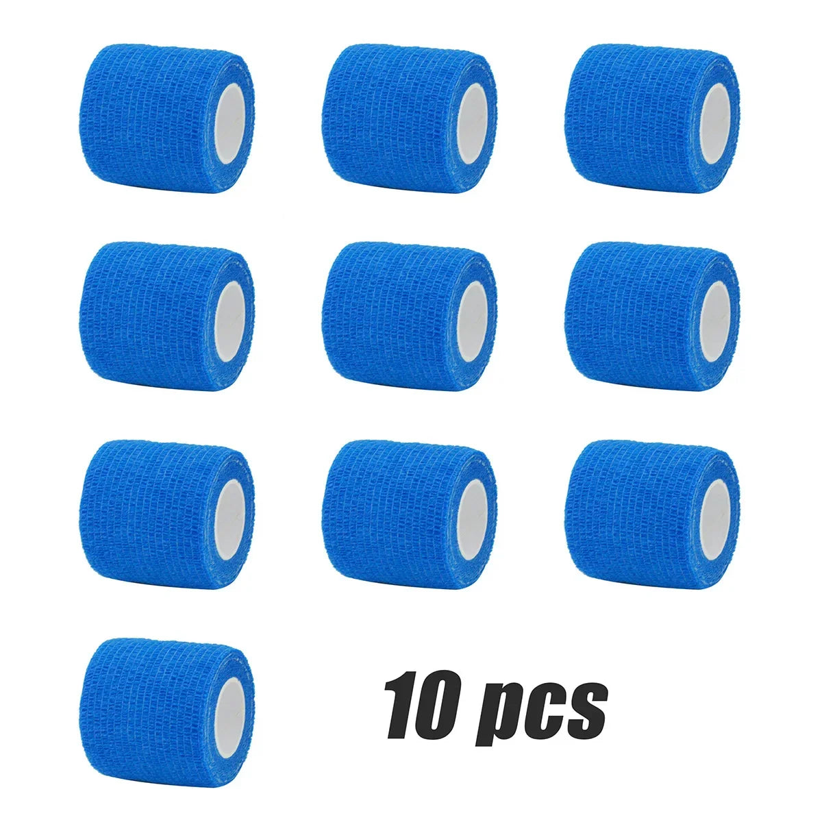 1-15pcs 2.5/5/7.5/10cm*4.8m Gauze Bandage Self-adhesive Breathable Elastic Bandages Sports Fixing Finger Wrist Leg Baby Care