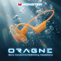 Monster BC300 Bone Conduction Bluetooth 6.0 Headphone IPX8 Waterproof Wireless Swimming Earphones Built-in 32GB Sport Earhook