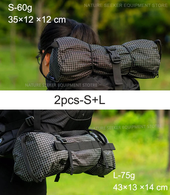 Lightweight External Hanging Bag for Backpack Tactical Hiking Camping Chair Storage Bags Tourism Travel Outdoor Gear Equipment