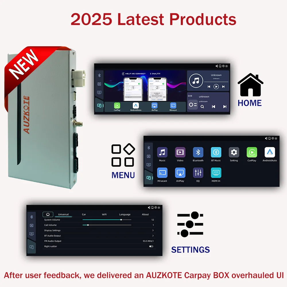 Wireless Apple Carplay Car AI Box Android Auto Module For Volvo XC60 XC70 XC90 S60 S80 S90 V60 V70 V40 Mirror Link Decoder