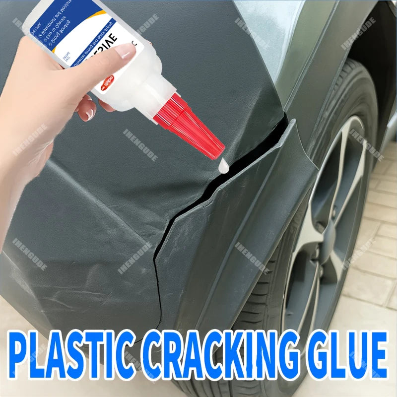 Car Bumper Glue - Special Adhesive for Hard Plastics, Strong Universal Glue for Welding, Repairing Plastic Parts, Rearview Mirror Bases, Damage and Crack Repair, Car Shell Plastic Bonding Agent