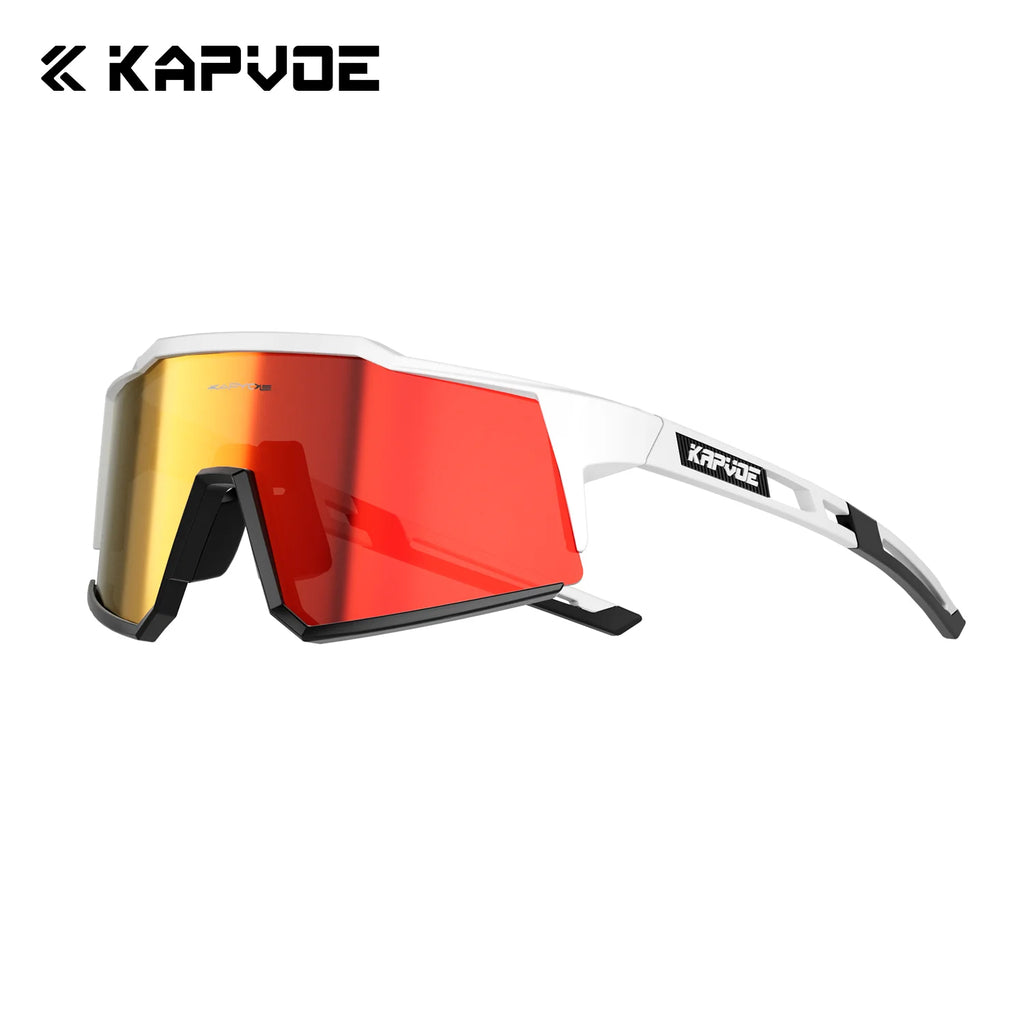 KAPVOE New Mountaineering Sunglasses Cycling Glasses Outdoor Sports Hiking Eyewear Glasses Men Women MTB Bicycle UV400 Windproof