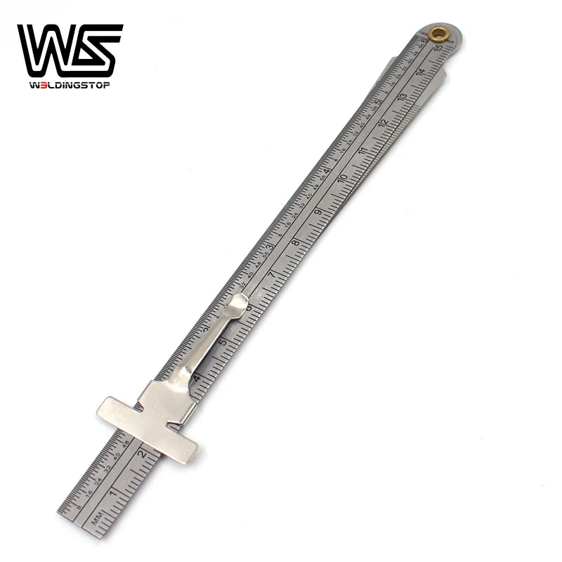Welding Taper gage gauge Depth ruler stainless steel set gap hole inspection