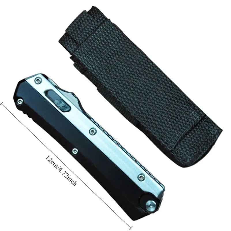 Micro-technology Zinc Alloy Straight Jump High Hardness Comb Outdoor Straight-out Multifunctional EDC Tool Multi-purpose Comb