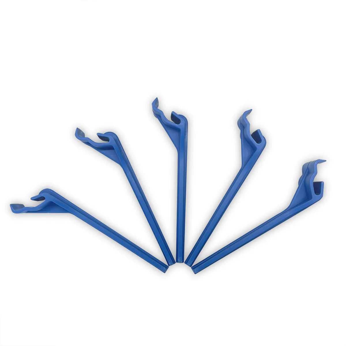 Sterilization tray holder with heat-resistant clips for autoclave tools