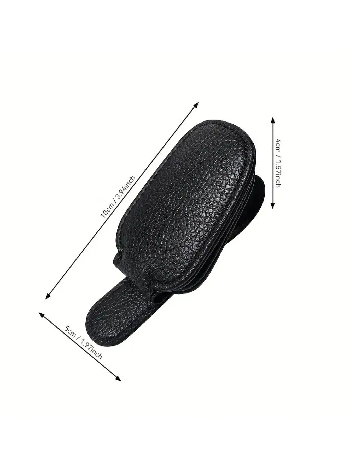 Magnetic Car Sunshade Glasses Clip Multi functional Car Sunglasses Storage Clip Sunglasses Rack Car Interior Decoration Supplies