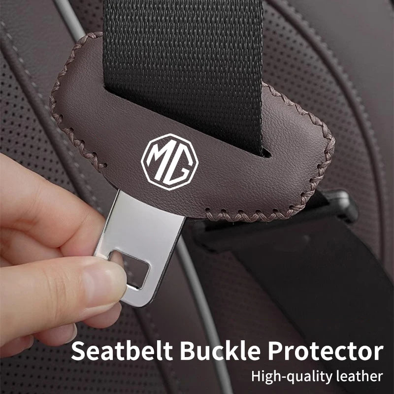 Car Seat Belt Buckle Clip Dustproof Cover Anti Scratch Protector Accessories For Morris Garages MG HS 2025 6 3 5 7 TF ZR ZS HS
