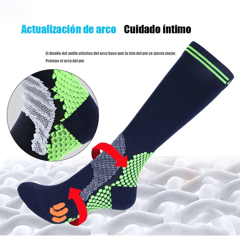 1Pair Compression Socks Medical Nursing Stockings For Flight Travel Maternity Pregnancy Edema Diabetes Varicose Veins 20-30 Mmhg