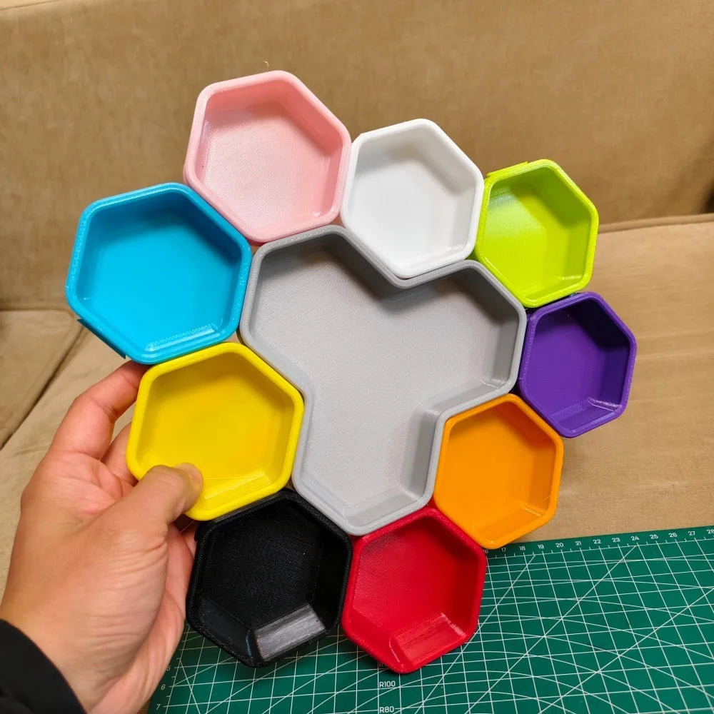 token tray Board game storage box portable board game accessories game props script kill token hex dice box