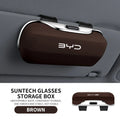 Car Visor Sunglasses Glasses Case Glasses Holder Clip Box For BYD Atto 3 Dolphin Seal Tang Song Yuan Car interior accessories