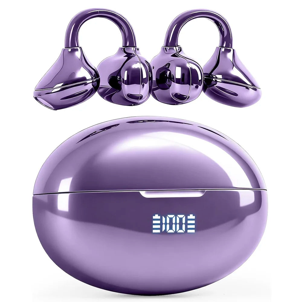 BT 5.4 OWS Headphone with LED Display IP7 Earphone 72H Play Time Long-Battery Life Earbuds for Business High Quality Headset