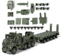 Creative Military Series Building Blocks F14 Su57 F22 M1070 Military Truck Helicopter Model Plane Toys for Boy Xmas Gift