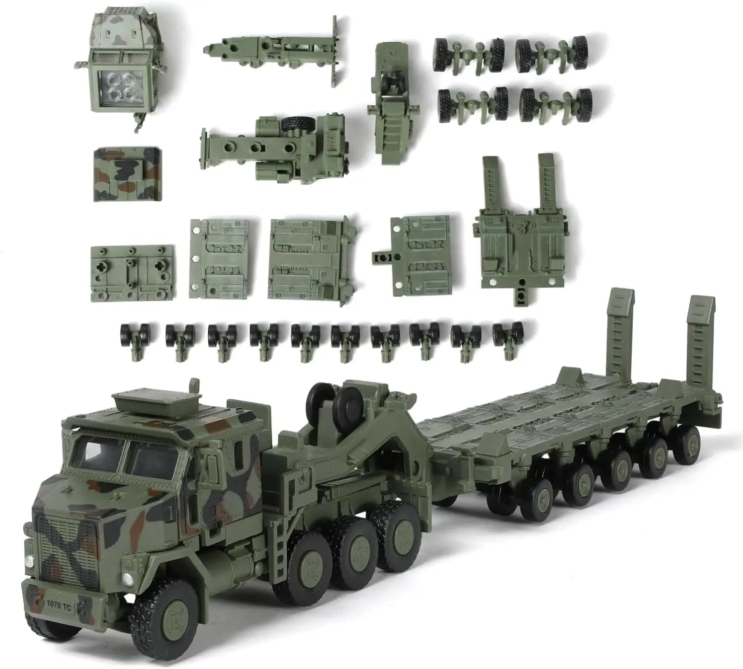 Creative Military Series Building Blocks F14 Su57 F22 M1070 Military Truck Helicopter Model Plane Toys for Boy Xmas Gift
