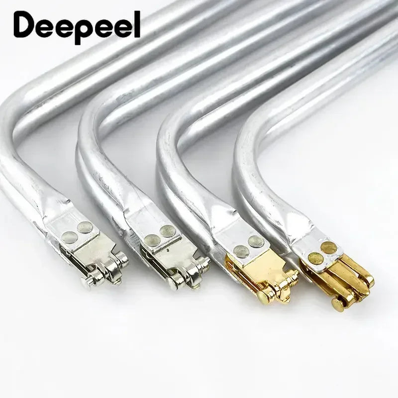 1-5Pcs Metal Kiss Clasp Purse Frame Cloud Bag Doctor Aluminium Tube Handle Buckle DIY Bags Clutch Handles Hardware Accessories