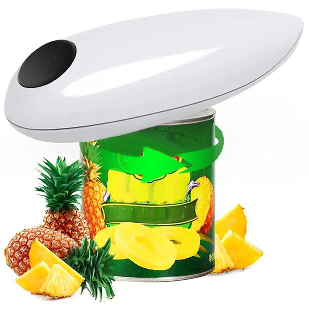 Electric Jar Opener Automatic Tin Can Open Machine Touch None Sharp Edges High Power Jar Tin Opener Kitchen Gadgets Can Openers