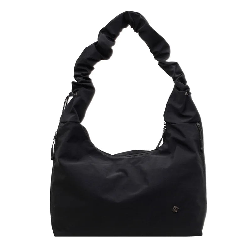 New Women Crossbody Bags Fashion Nylon Tote Shoulder Bag Large Capacity Lazy Style Korean Version Texture Casual Bags for Travel