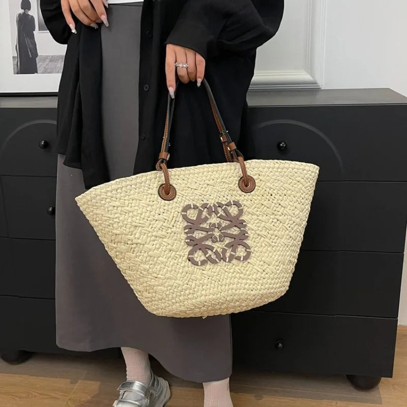 High-End Fashion Leather Tote Bag Women Handbag Designer Classic Shoulder Crossbody Purse Satchel Diaper Bag