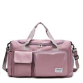 Oxford Travel Luggage Bag Sturdy Foldable Nylon Duffle Bag Multi-functional Solid Color Large Capacity Handbag Ladies