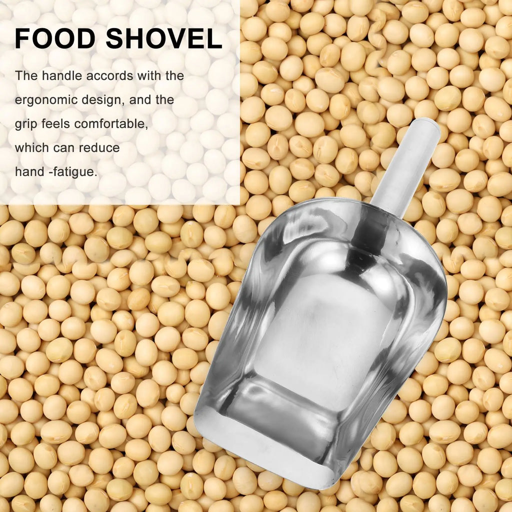 Stainless Steel Ice Scoop Rice Scoop Multi Functional Smooth Ergonomic Handle Kitchen Bar Refrigerator Practical
