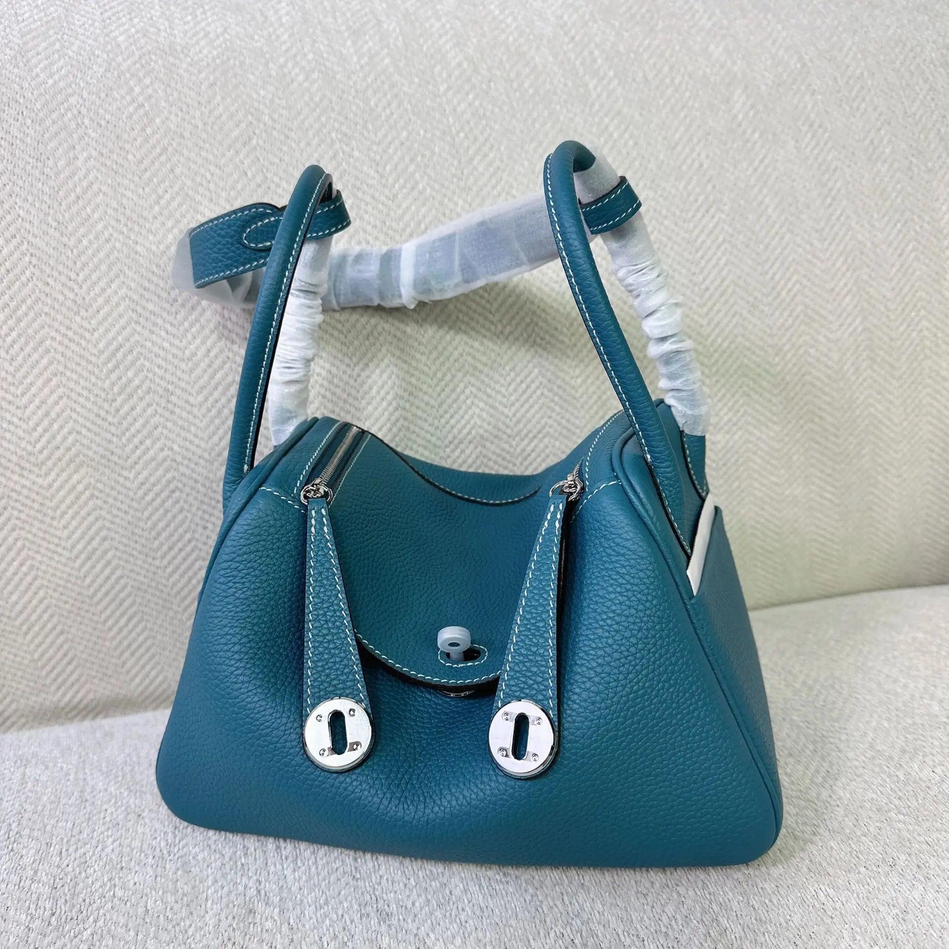 Genuine Leather Lindy Bag For Women TOGO Top Layer Cowhide Handbag Luxury Shoulder Tote Bag Commute