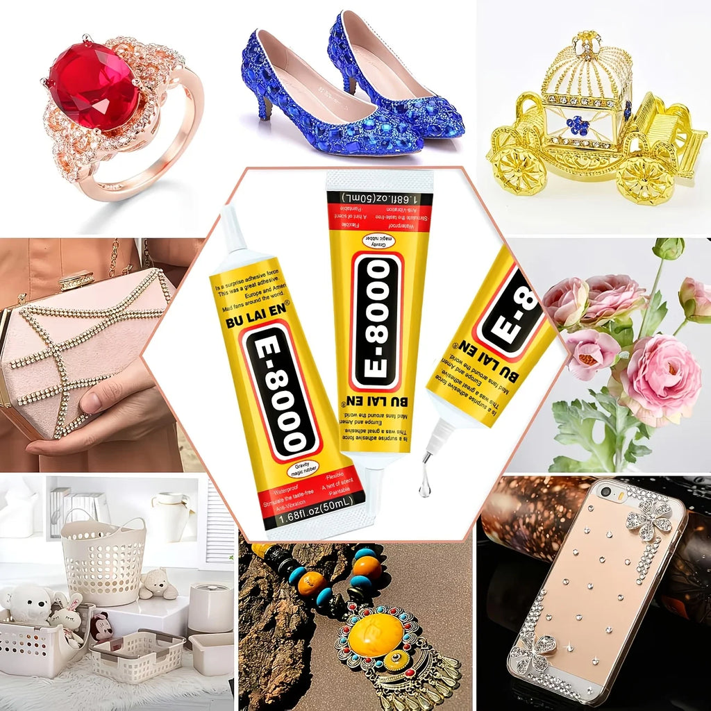 Office Glue (15g/110g) B7000 E8000—Waterproof and transparent adhesive for mobile phones and jewelry