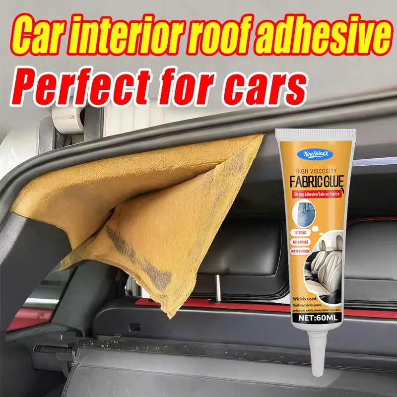 60Ml Car Interior Sealing Glue,Body Plastic Repair Adhesive,Leather Seat Bonding Agent,Super Windproof Strip And Sealant PadGlue