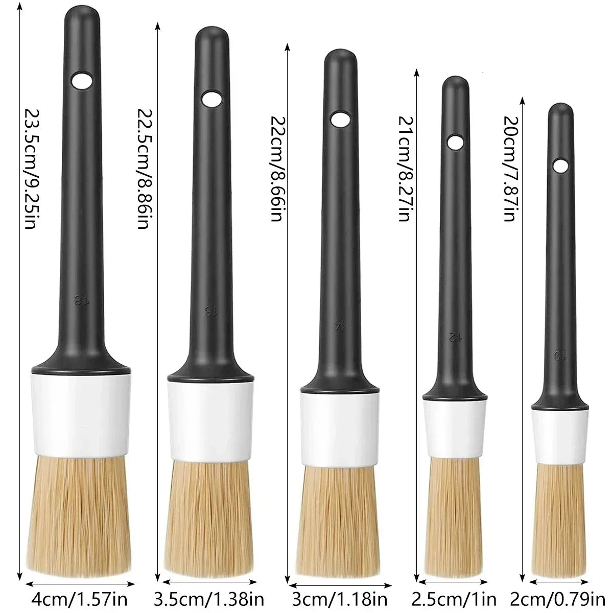 Car Detailing Brush Set Car Cleaning Brushes Sponges Towels For Air Vents Rim Dirt Dust Clean Tool Used For Car Wash Accessories