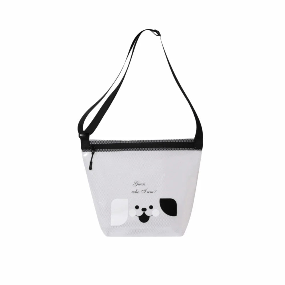 New Waterproof Transparent Makeup Bag PVC Large Capacity Gym Swim Bag Crossbody Waterproof Storage Bag Travel
