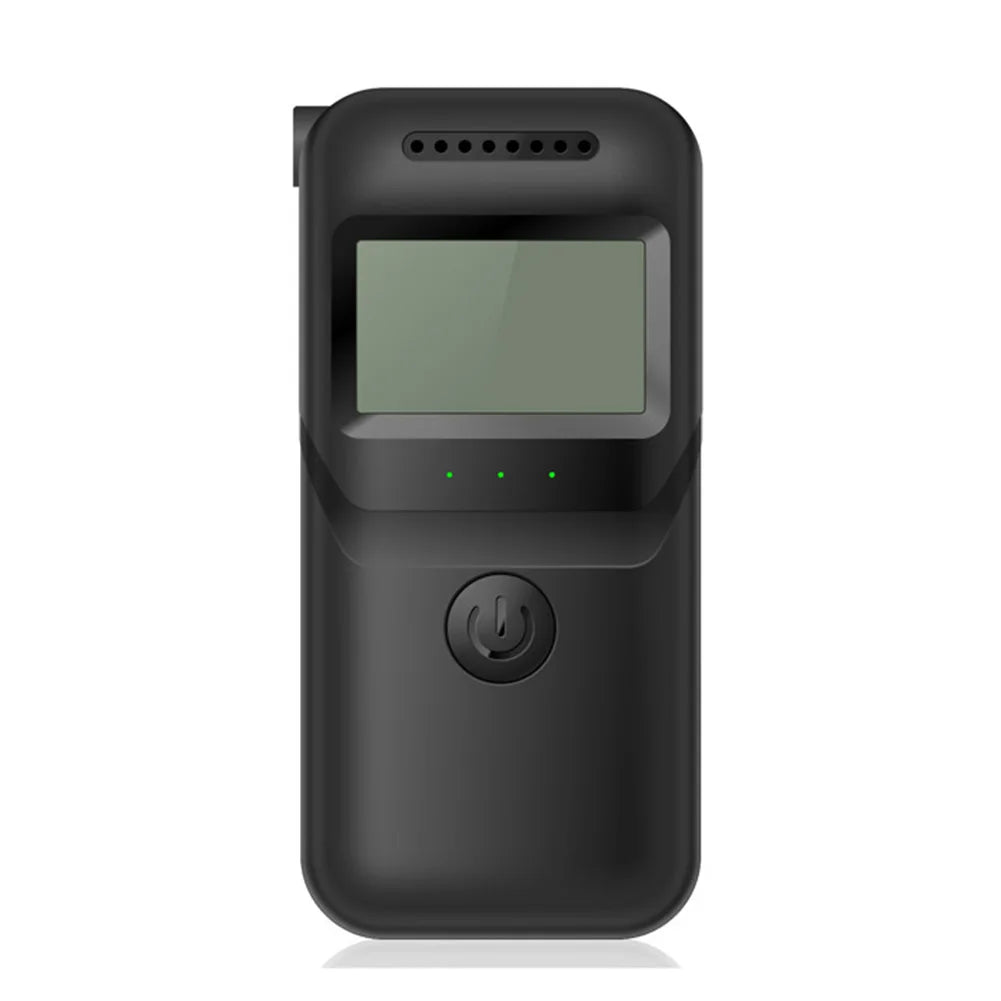 Digital Alcohol Breathalyzer Accurate LCD Display Alcohol Detector with 5 Mouthpieces Drunk Driving Analyzer for Home Party Use
