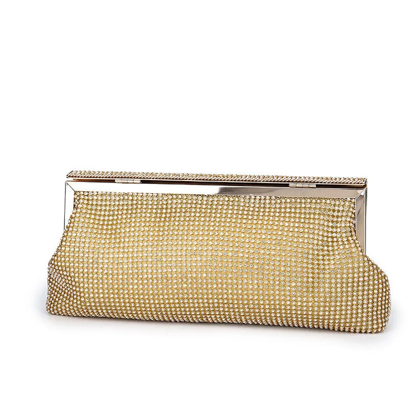 XMESSUN Women New Diamond Evening Clutch Bag Fashion Brand Ladies Wedding Party Pouch Wallet Chain Shoulder Crossbody Clip Bag