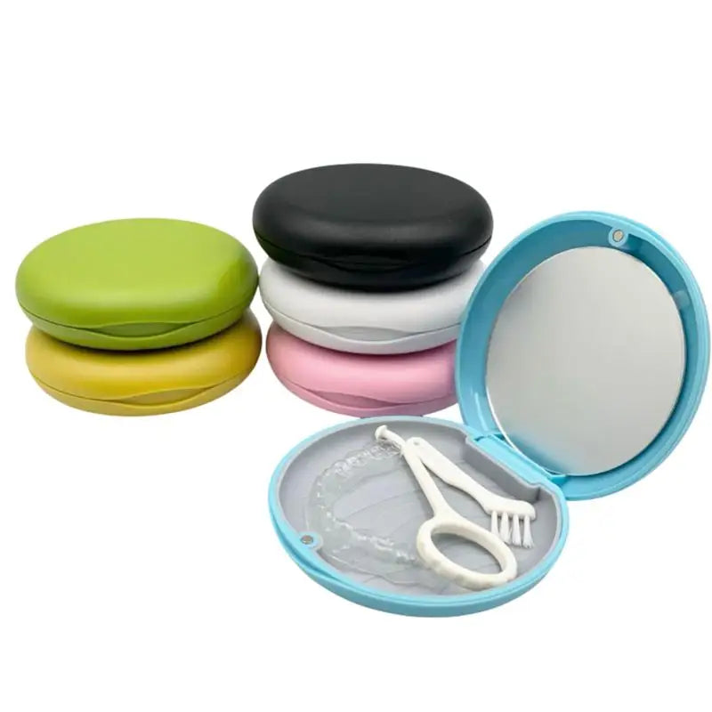 Portable Magnetic Retainer Case Dental Braces Tooth Box For Fake Teeth Organizer For Travel Home Daily Use Students