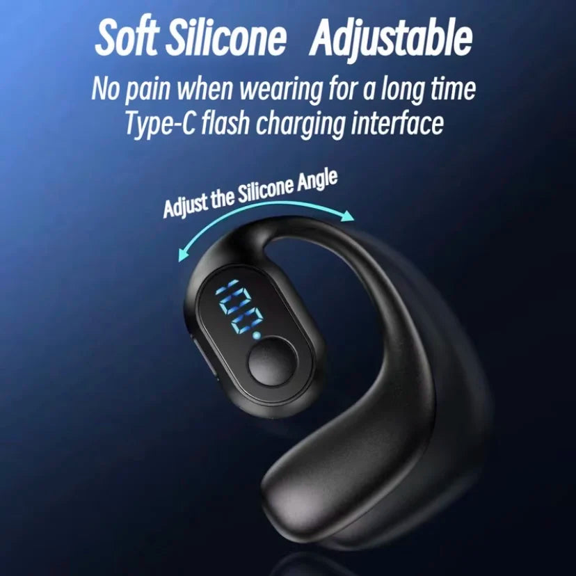 KY2P Wireless Bluetooth Earphones Air Conduction OWS Headphone HiFi Ear-Hook Music Sports Noise Cancel Headset For Smart Phones