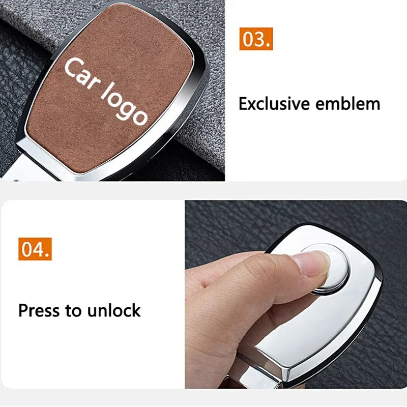 Car Seat Belt Clip Extender Safety Seatbelt Lock Buckle Plug For Audi A8 Q5 A1 A2 A4 A6 A7 Q2 Q3 Q4 Q6 Q7 Q8 TT RS3 RS5 RS6 RS7