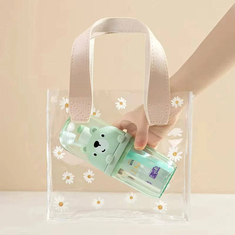 Cartoon Toothbrush Storage Box Travel Portable Toothbrush Box Easy Toothbrush Set Toilet Toothbrush Set Plastic  Container ﻿
