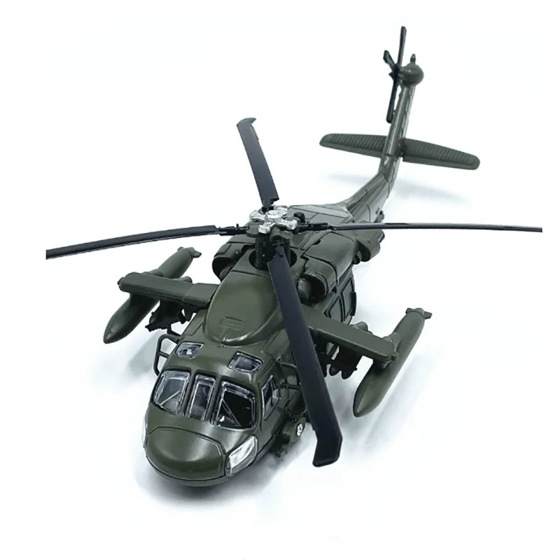 Diecast 1/64 Scale UH-60 UH60 Helicopter Air Millitary Model USAF Fighter Aircraft Airplane Model Souvenir Collection Toy Gift